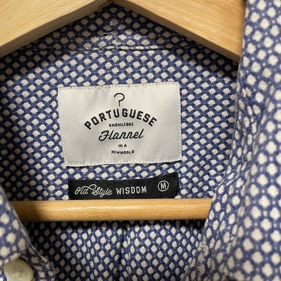 Portuguese Flannel shirt sleeve shirt. Size M - Picture 3 of 3